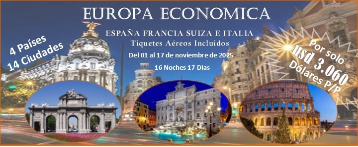 ESPAÑA – FRANCIA – SUIZA – ITALIA (01 noviembre 2025)